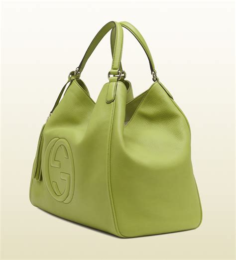 gucci soho leather shoulder bag green|Gucci soho shoulder bag australia.